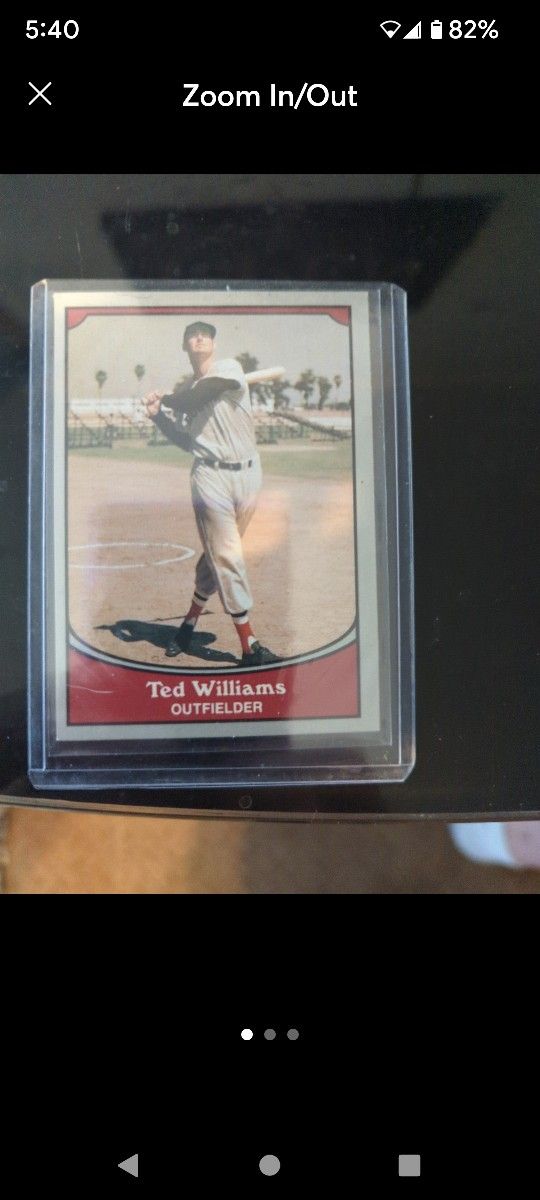 1990 Pacific Ted Williams Baseball Card 