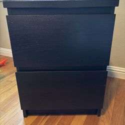Nightstand With Glass Top 