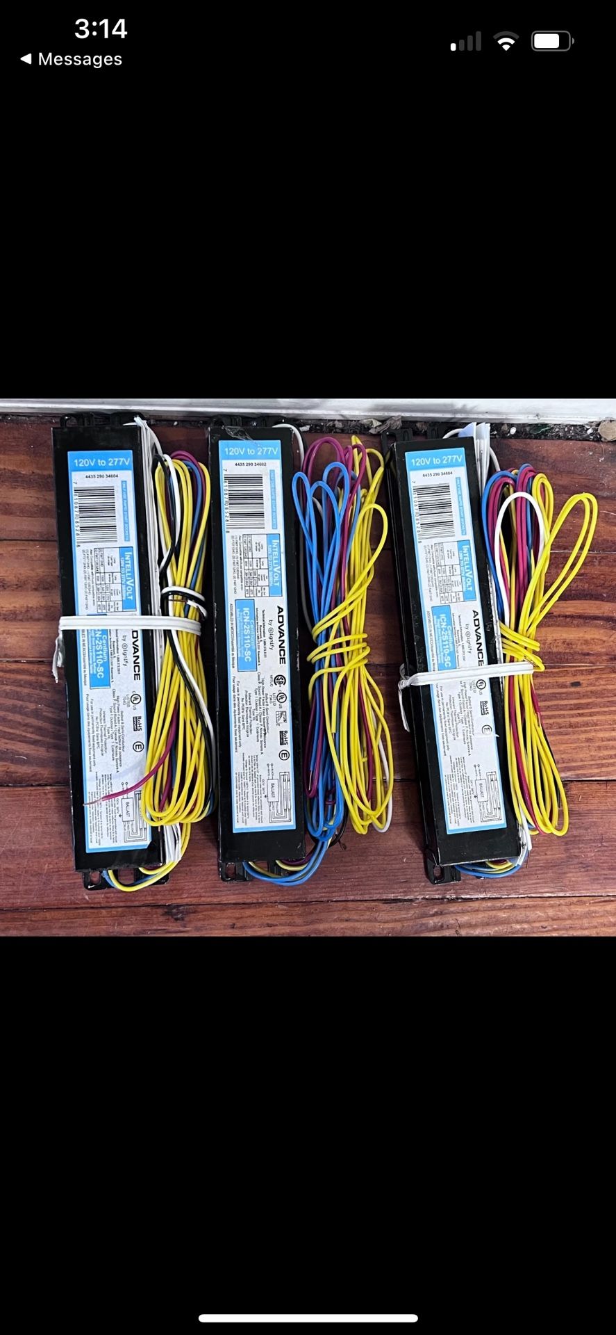 5-Pk Philips Advance 32W REB-2P32-N, 120V T8 Rapid Start Electronic Ballast