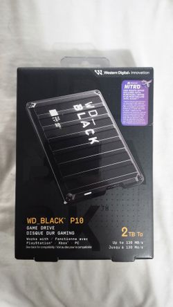 WD Black P10 2TB Portable HDD