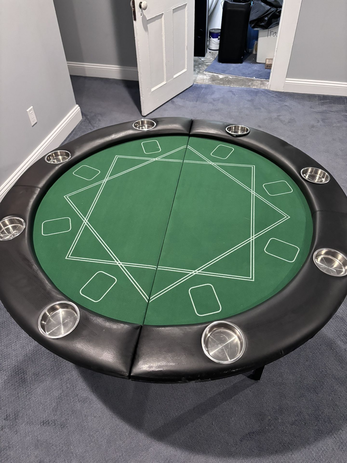 Smaller 8 person poker table