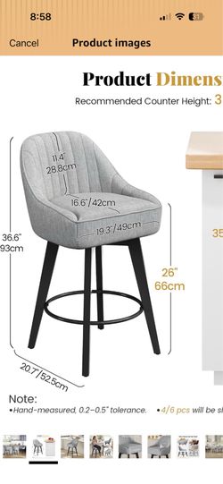 Counter height bar stools set of 3
