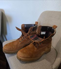 Timberland 6 Inch Premium Waterproof Boots Wheat Brown Men’s Size 12
