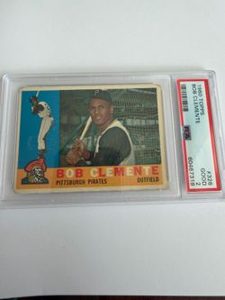 1960 topps roberto Clemente graded