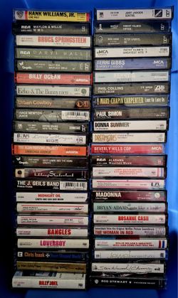 Lot Of Cassette Tapes