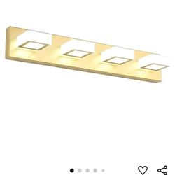 Ralbay LED Modern Bathroom Vanity Light Gold 26in New