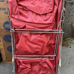 Vintage Mid-Century Folding Baby Bath – OriginalRetro Nursery Decor