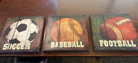 Sports wall decor