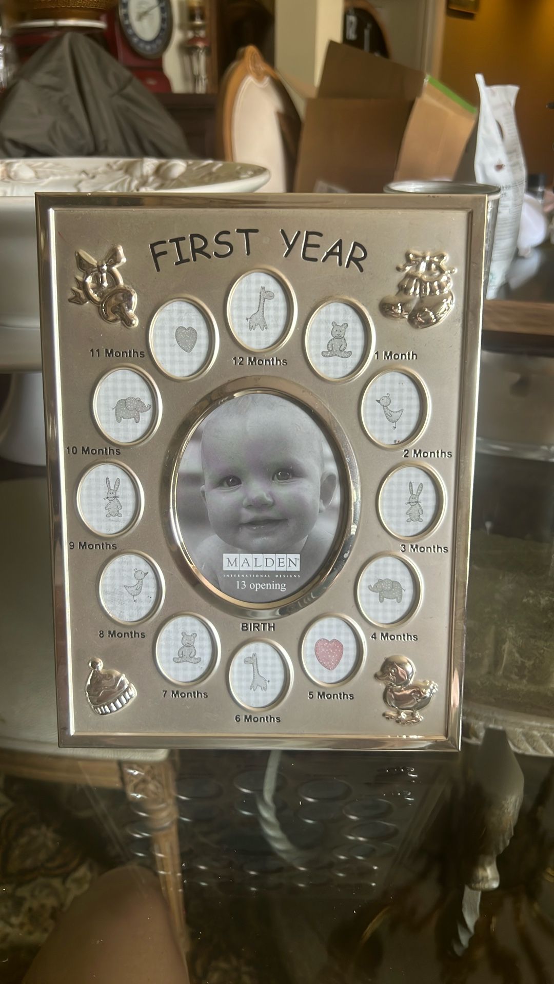1st Year Silver Picture Frame from Malden