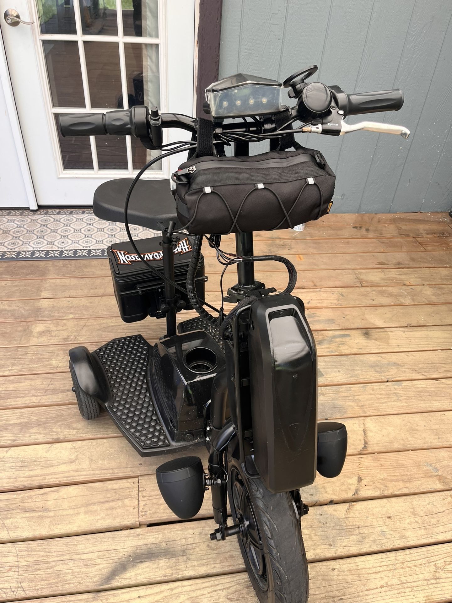 500w 48v Adult E Trike With Bluetooth Speakers