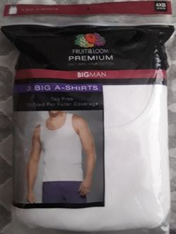 Brand new 4×B Fruit Of The Loom 3pc Big -A- Shirts Sealed Package I Have 2 Left