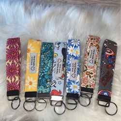 Mix Bundle Of Wristlet Keychains 