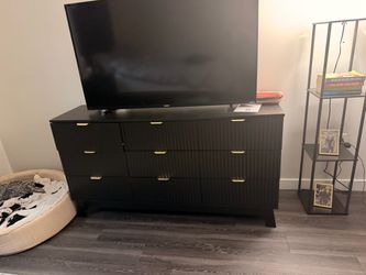 Black dresser
