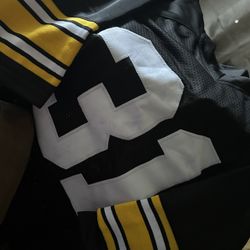Signed Jersey Pittsburgh Steelers #31 Donnie Shell Autographed with HOF