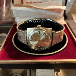 Vintage Elgin 10k RGP Manual Wind Watch 