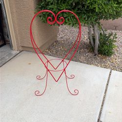 Heart Planter Stand Plant
