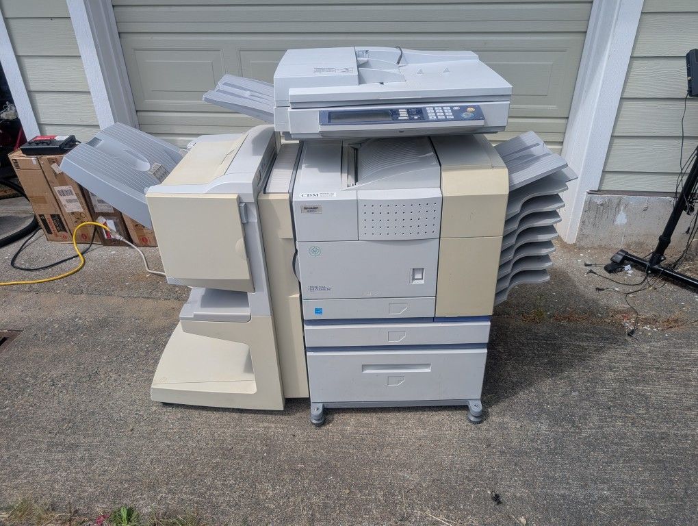 Sharp Copier AR-M355U With Sorters, Auto Stapler, Scan And Fax -- Free, needs Troubleshooting