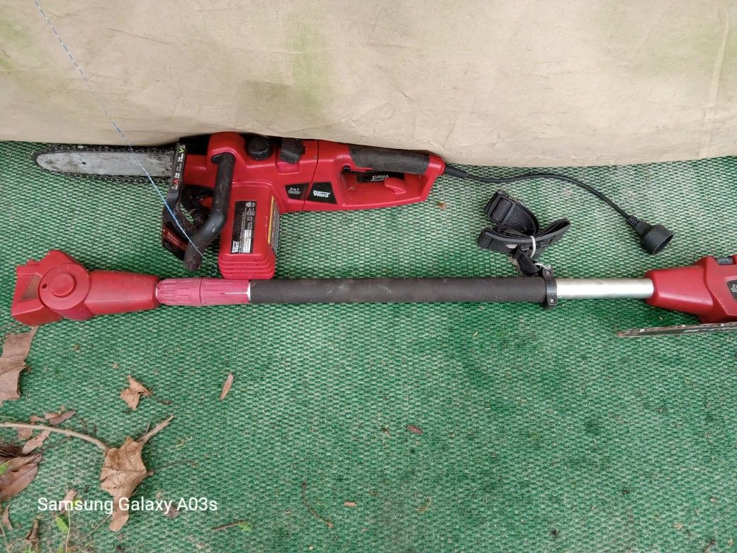 Montgomery Ward Chain And Pole Saw Combo