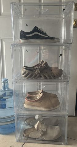 Clear Shoe Boxes