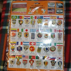 FIFA WORLD CUP  Brasil 2014  Pin Set