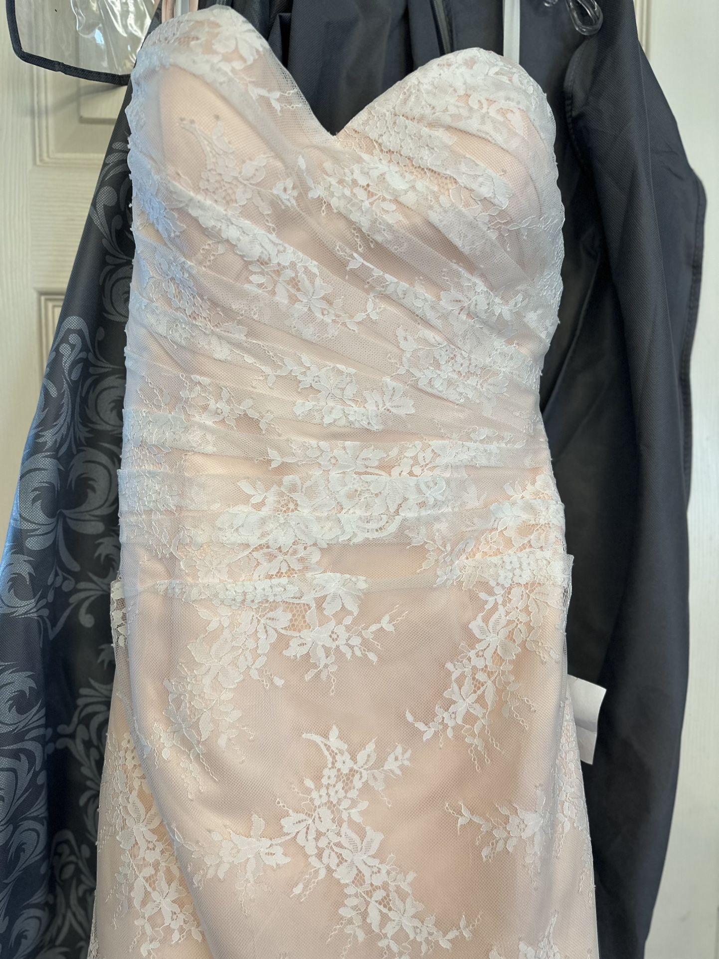 Blush Wedding Dress- Size 16(fits Like12/14)