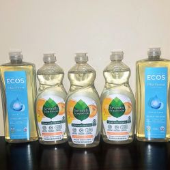 Seventh Generation & ECOS dish soap- 5 for $10