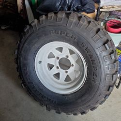 BRAND NEW SUPER SWAMPER 32X10.50X15 LT  TIRE & RIM