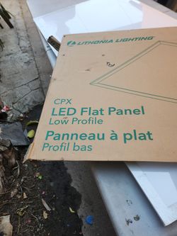 Lithonia Lighting Contractor Select ADJUSTABLE Lumens Integrated Led Panel Light With Switchable White Color New Open Box $65
