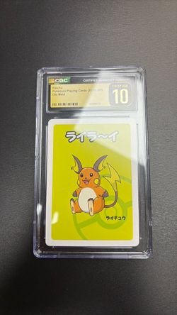 Raichu Pokémon Old Maid Card CGC 10 Pristine
