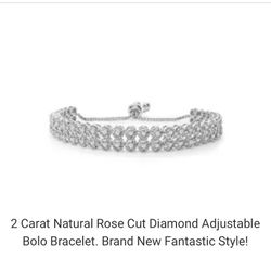 ITEM DESCRIPTION  This tennis bracelet features 38 sparkling diamonds in J-K color, I2-I3 clarity at 1 carat total weight. This bracelet has a box cha