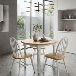 Set Of 4 Classic Wood Chairs Charming, Sturdy & Versatile (No table included) Windsor Spindle Back

Add a touch of timeless classic character to your 