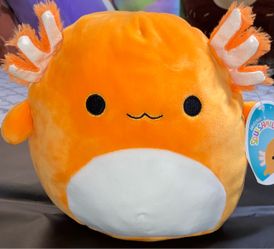 Squishmallow Orange Axolotl Plush