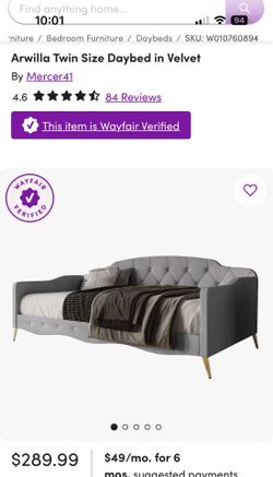 Twin daybed