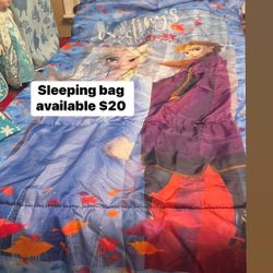 Frozen Sleeping Bag $20