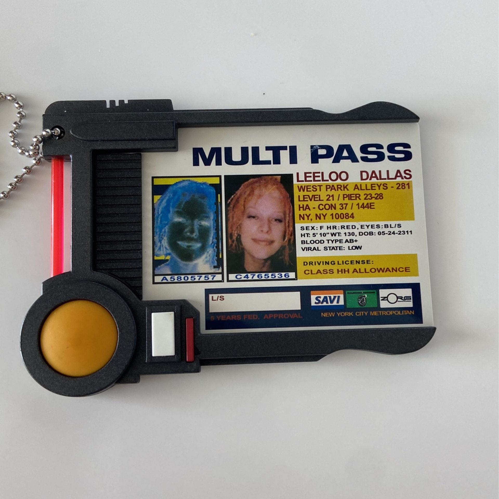 Multi Pass Leeloo Dallas The Fifth Element 
