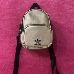 Gold Adidas Mini Backpack 