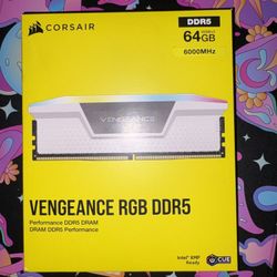 64 GB RAM For Sale (white) With RGB Lights
