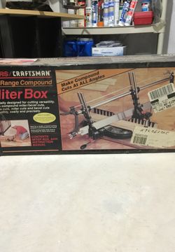 Craftsman Compound miter box
