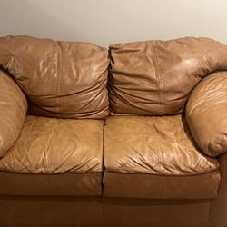 Leather Loveseeat