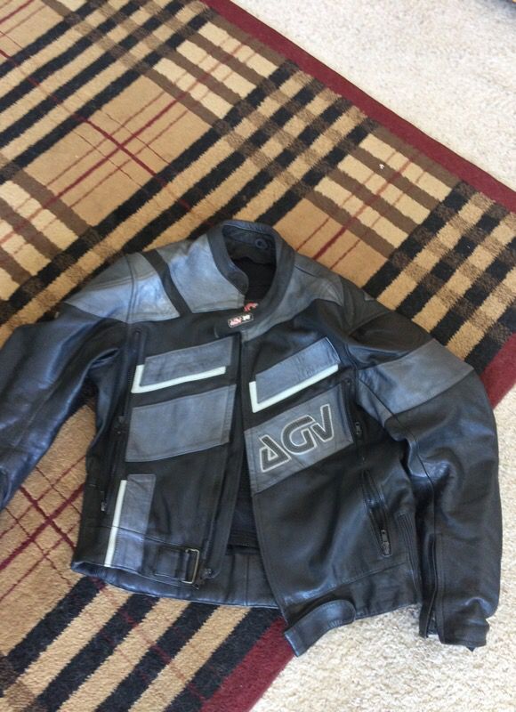 Sweet leather AGV motorcycle jacket