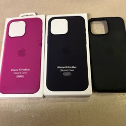 Silicone Cases fit an iPhone 16 Pro Max