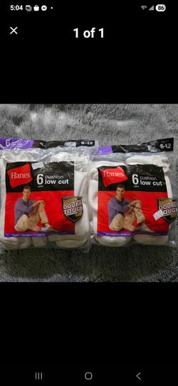 Hanes Low Cut Ankle  Socks 2 Packs (6 pairs each)