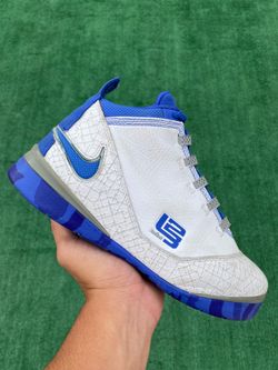 NIKE LEBRON SOLDIER 2 “WHITE / ROYAL BLUE” (Size 8, Men’s)