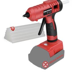 100w Cordless Hot Melt Glue Gun Compatible with Milwaukee M18