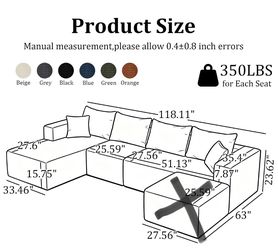 Boneless couch
