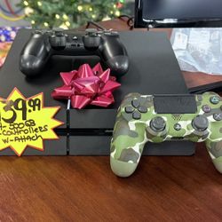 PS4 500gb 2 Controllers 