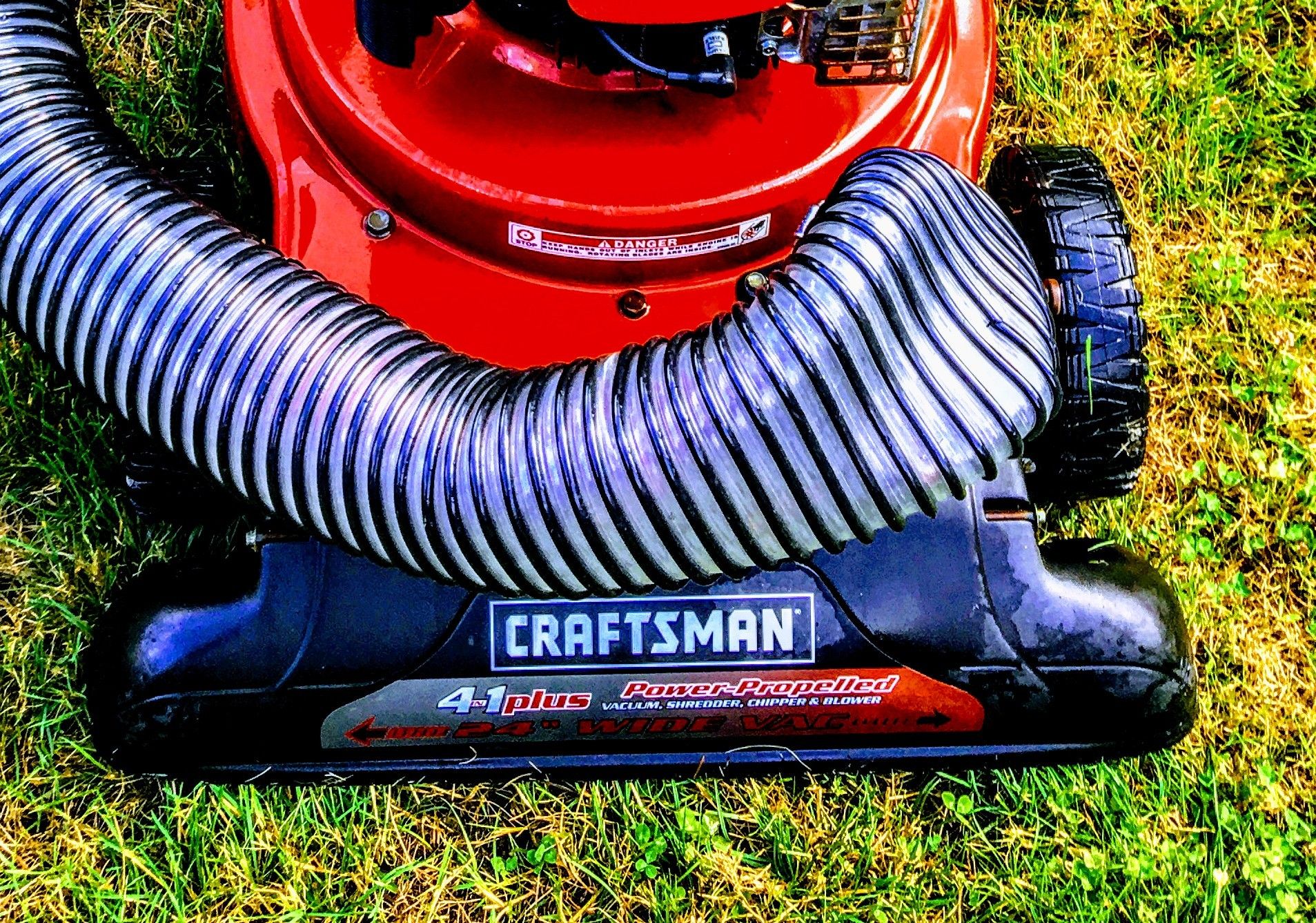 Craftsman 4 in 1 Lawn Vacuum Self Propelled 6.75 HP yard machine for