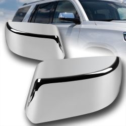 For 2015-2020 Chevy Tahoe Suburban GMC Yukon Mirror Chrome Top Half Mirror Cover -(2-MC-1747