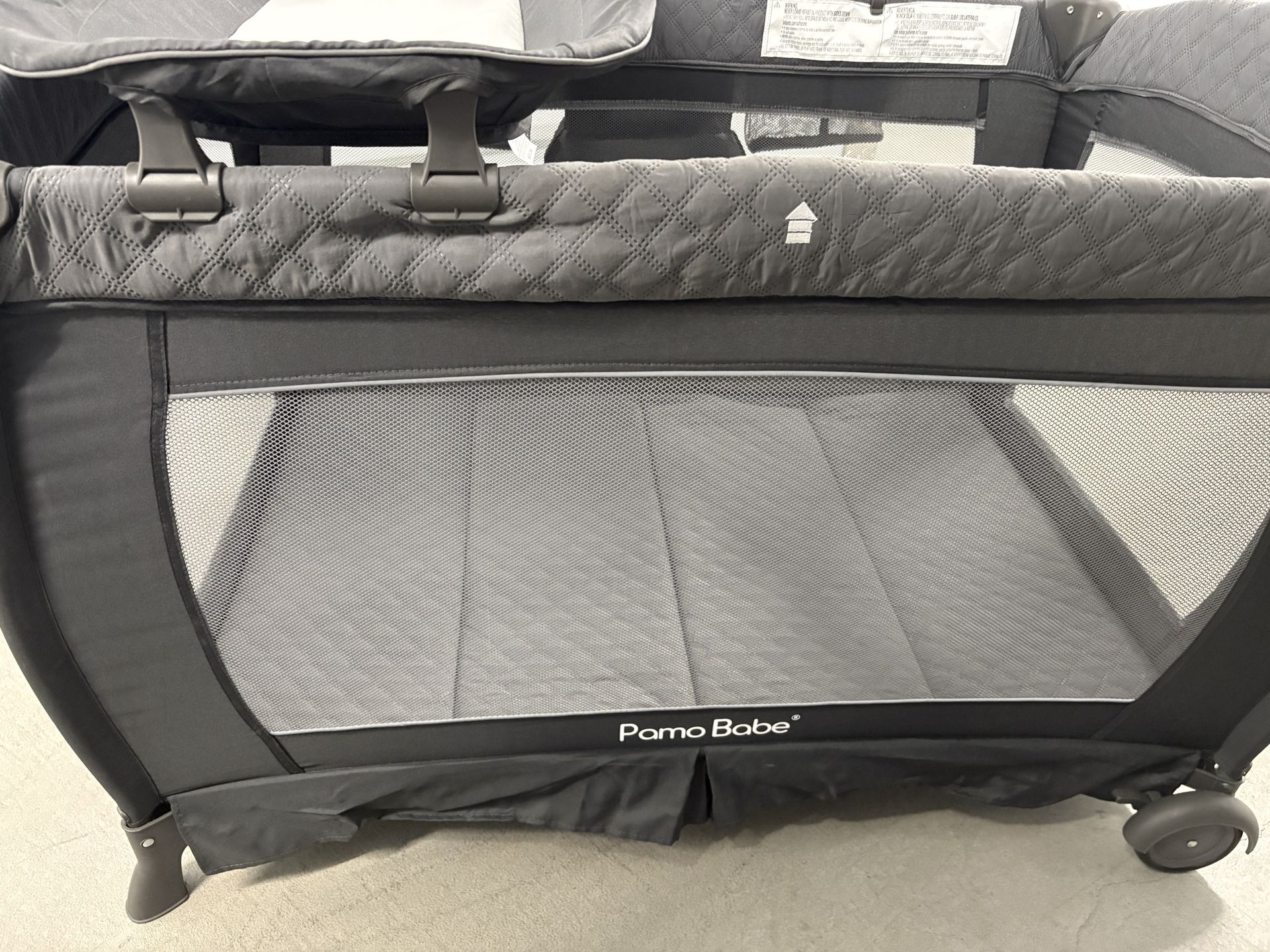 Pamo Babe Playard Portable Playard Foldable Playpen for Baby and Diaper Changer