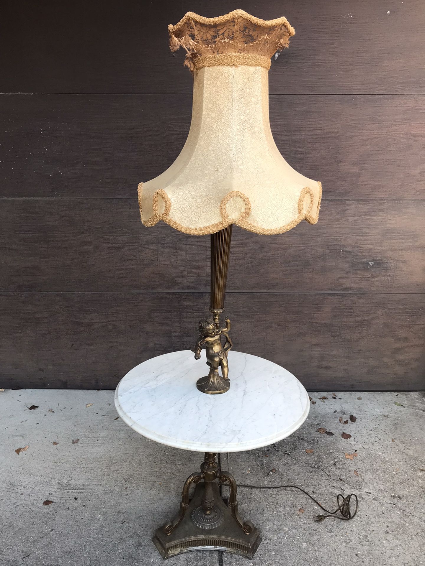 Marble Table Lamp.